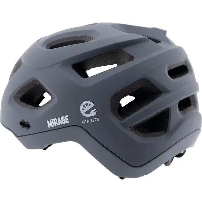 Mirage MTB Fietshelm voor Volwassenen 58-61 cm Zwart met Ventilatie