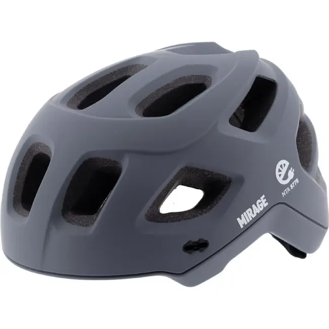 Mirage MTB Fietshelm voor Volwassenen 58-61 cm Zwart met Ventilatie