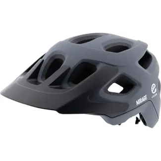 Mirage MTB Fietshelm voor Volwassenen 58-61 cm Zwart met Ventilatie