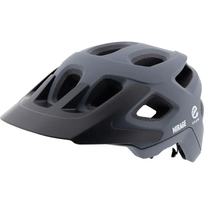 Mirage MTB Fietshelm voor Volwassenen 58-61 cm Zwart met Ventilatie