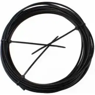 Elvedes Zwarte Versnellings Buitenkabel 4 mm op Rol van 30 m voor Fietsen