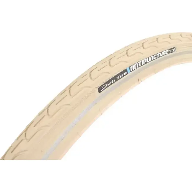 Deli tire Buitenband 28 x 1 1/2 Crème Met Reflectie Voor Stadsfiets En Omafiets