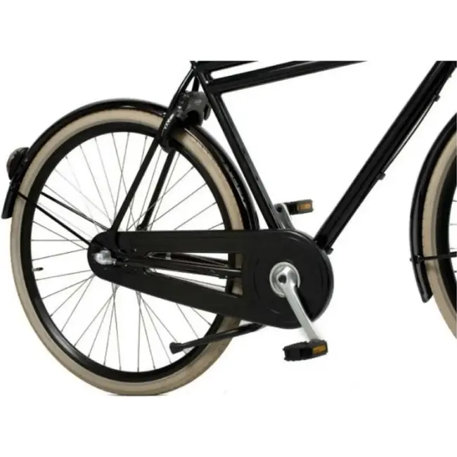 AXA Zwarte Kettingkast 24 Inch ABS Met Bevestigingsmateriaal Voor 42 Tands Tandwielen