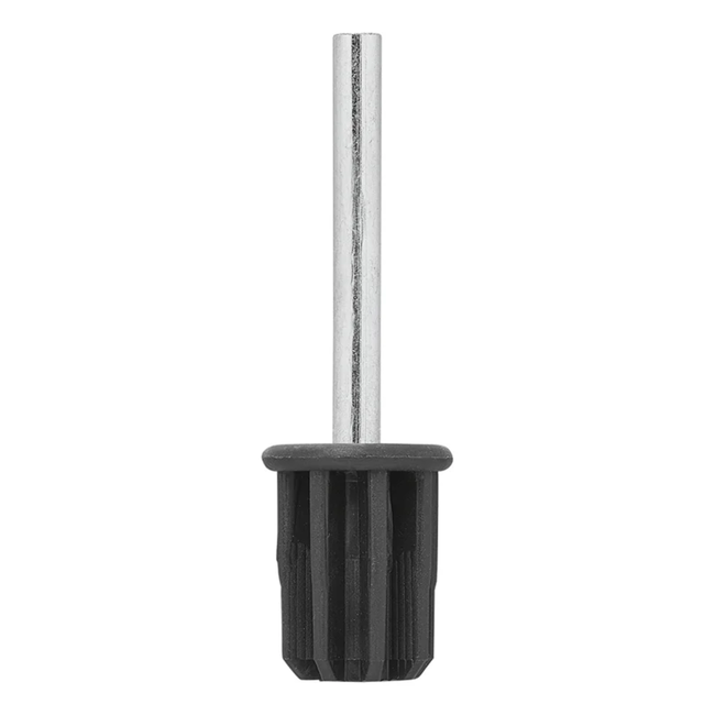 ProPlus Tentstokdop met pin - Ø 22 mm - 4 stuks - zwart/zilver
