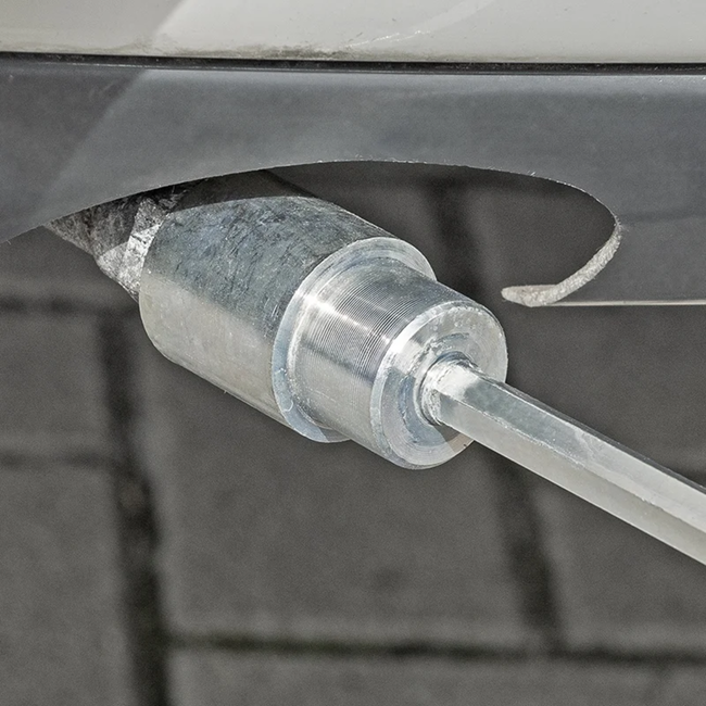 ProPlus Verlengadapter - 540 mm - 17 mm - Voor hoeksteunen - Zilver - Staal