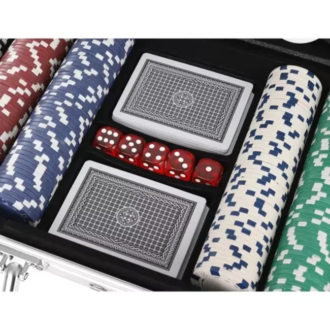 Malatec Poker Set met 300 Chips - Compleet en Veilig in Aluminium Koffer
