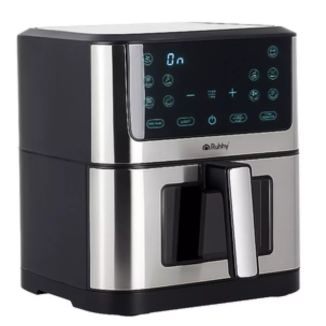 Ruhhy Airfryer XXL 8L – Olievrije Friteuse met 10 Programma's