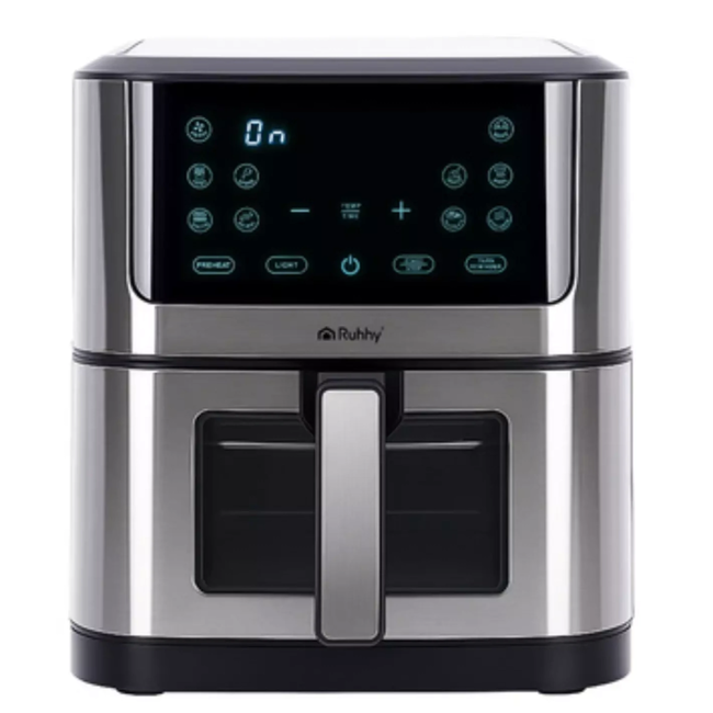 Ruhhy Airfryer XXL 8L – Olievrije Friteuse met 10 Programma's