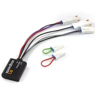 Speedbox E-bike tuning kit Impulse 2.0 met begrenzingsconnector en kabelboom