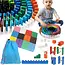 Kruzzel Houten Domino Culodrome - 1131-Delige Set voor Creatief Familieplezier