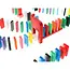 Kruzzel Houten Domino Culodrome - 1131-Delige Set voor Creatief Familieplezier