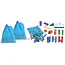 Kruzzel Houten Domino Culodrome - 1131-Delige Set voor Creatief Familieplezier