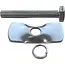 Falkx Plaat en lange bout voor fietsstandaard - 55x25x2 mm plaat - 70 mm bout - M10 maat