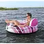 Bestway Opblaasbare zwemstoel met rugleuning 135 cm voor zwembad, strand en rustig water