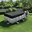 Bestway Zwembad afdekhoes 404 x 201 cm zwart met drainagegaten en bevestigingskoorden