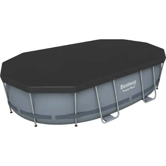 Bestway Zwembad afdekhoes 427 x 250 cm met drainagegaten en touwbevestiging