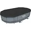 Bestway Zwembad afdekhoes 427 x 250 cm met drainagegaten en touwbevestiging