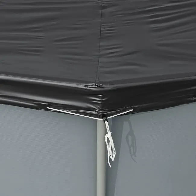 Bestway Zwembad afdekhoes 427 x 250 cm met drainagegaten en touwbevestiging