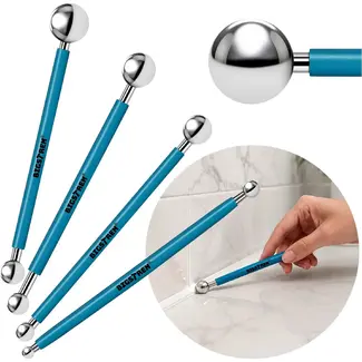 Bigstren Siliconenstrijkers set 4-delig voor voegen, kit, acryl en afdichtmiddelen