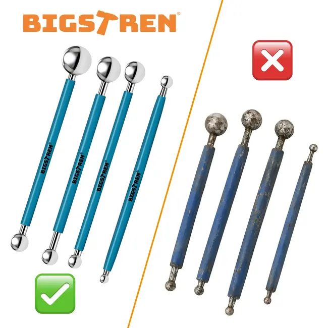 Bigstren Siliconenstrijkers set 4-delig voor voegen, kit, acryl en afdichtmiddelen