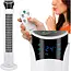 Ruhhy Kolomventilator wit 83 cm met timer, LED-display, oscillatie en 3 standen
