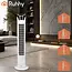 Ruhhy Kolomventilator wit 83 cm met timer, LED-display, oscillatie en 3 standen