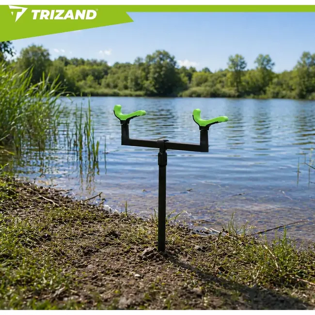 Trizand Hengelsteun opzetstukken 4 stuks met V-steun en achterste vorksteun