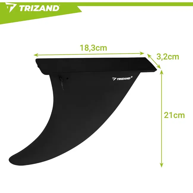 Trizand SUP vin 9 inch met Slide-In montageclip voor stabiel paddleboard