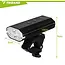 Trizand LED fietslamp 1300 lumen met achterlicht, powerbank en 13 standen voor de fiets