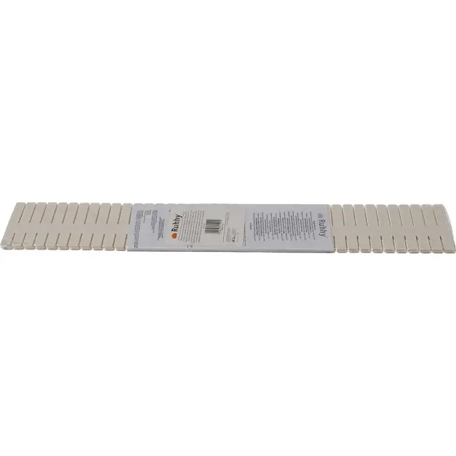 Ruhhy Lade organizer 4 stuks beige verstelbaar en knipbaar voor keuken, kast, kantoor en lade