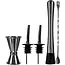 Ruhhy Cocktail shaker set 6-delig met 700 ml shaker, muddler, barmaatje en schenktuiten