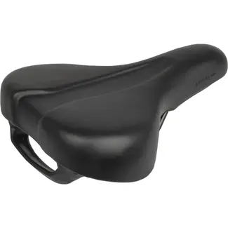 Ventura Comfortabel stadszadel met handgreep - naadloos oppervlak - 260x200 mm - inclusief zadelstrop