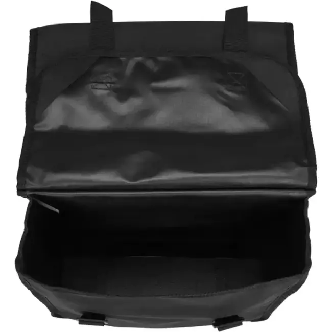 Basil Dubbele fietstas - 35L - waterafstotend polyester - reflecterende details - zwart