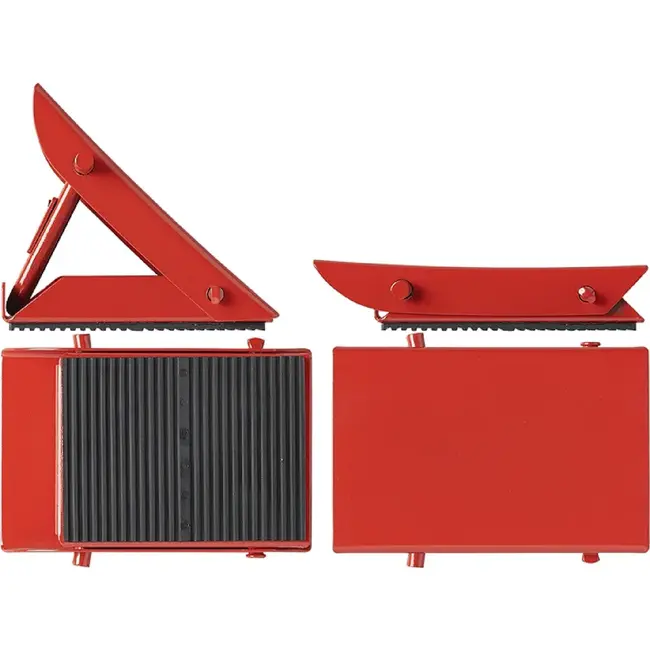 ProPlus Inklapbare wielkeg - metaal - compact - rood - 130 x 90 x 80 mm