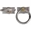 ProPlus Stud fitting voor bindrail - enkel metaal - 65 x 44 x 18 mm - 1250 kg