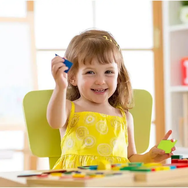 Kruzzel Geometrische Puzzel: Educatief Speelplezier voor Kinderen