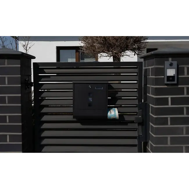 Malatec Zwarte Brievenbus - Veilig & Stijlvol Voor Elk Huis