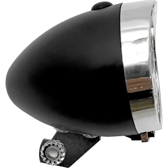 Falkx Koplamp fiets - 3 LED's - batterij - zwart - compact en duurzaam