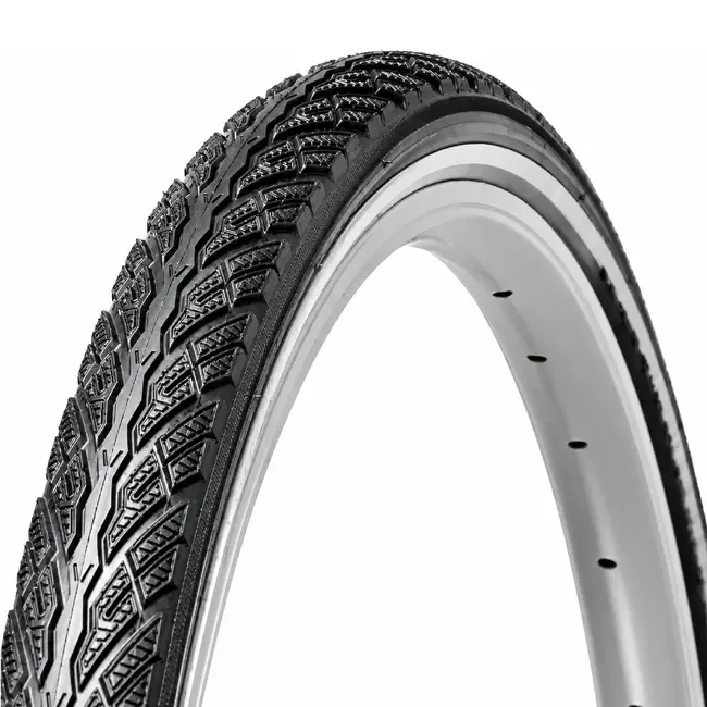 Vee Rubber 28 inch bandenset 47-622 zwart met binnenband en reflecterende zijwand