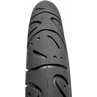CST Kinderfietsband - Zwart met Reflectie - 22x1.75 - Veiligheid en Stijl