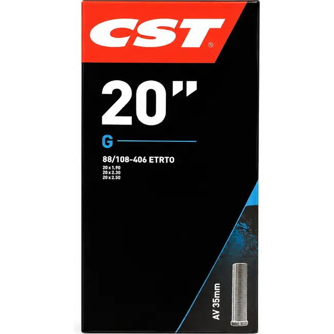 CST Fatbike binnenband 20x3.50-4.50 - Schrader ventiel 35mm - Duurzaam en veelzijdig