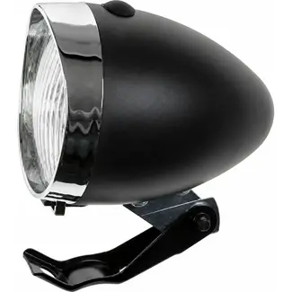 Falkx LED koplamp - hoge lichtsterkte - laag energieverbruik - zwart - inclusief batterijen en montagebeugel