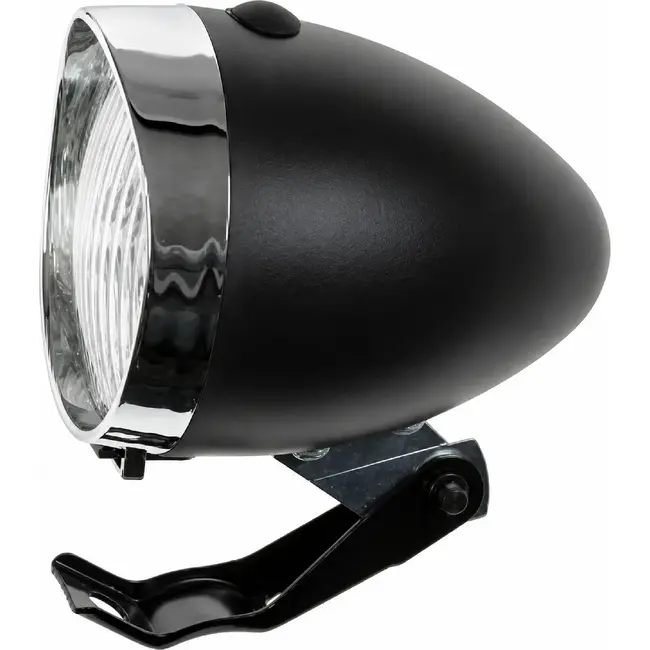 Falkx LED koplamp - hoge lichtsterkte - laag energieverbruik - zwart - inclusief batterijen en montagebeugel