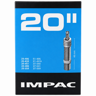 Impac Binnenband 20 inch - Dunlop ventiel - 40 mm - ETRTO 40/60-406 - Zwart
