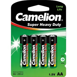 Camelion QA0104A Batterij AA - zink - 4 stuks - voor elektrische klussen - voor montage en aansluiting
