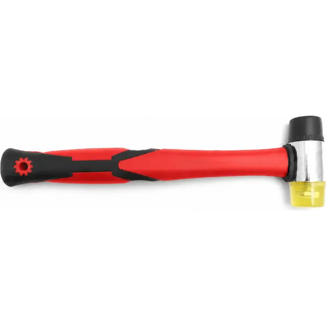 Benson Rubber/kunststof hamer - vervangbare kop - glasvezel handvat - Ø 30 mm