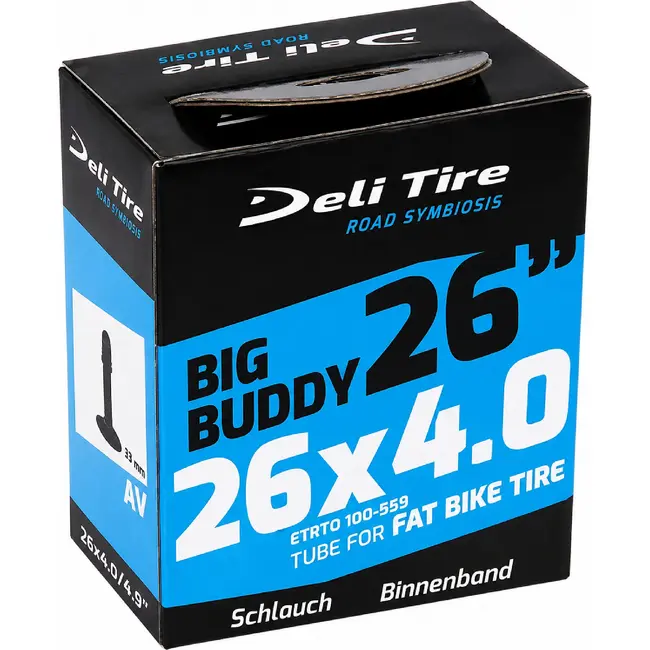 Kenda Binnenband 26x4.00 - Schrader Ventiel - Geschikt voor Fat Bikes - ETRTO 100-559