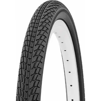 WOLFF Buitenband - Zwart zonder reflectie - Geschikt voor vouwfietsen - 20x1.75 - ETRTO 47-406