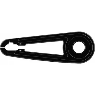 Falkx Kettingkast - Zwart - Inclusief bevestiging - Geschikt voor 26-28 inch fietsen