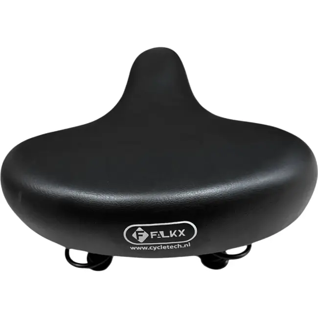 Falkx Comfortabel stadszadel - waterdicht - lichtgewicht - 23x21 cm - inclusief zadelstrop